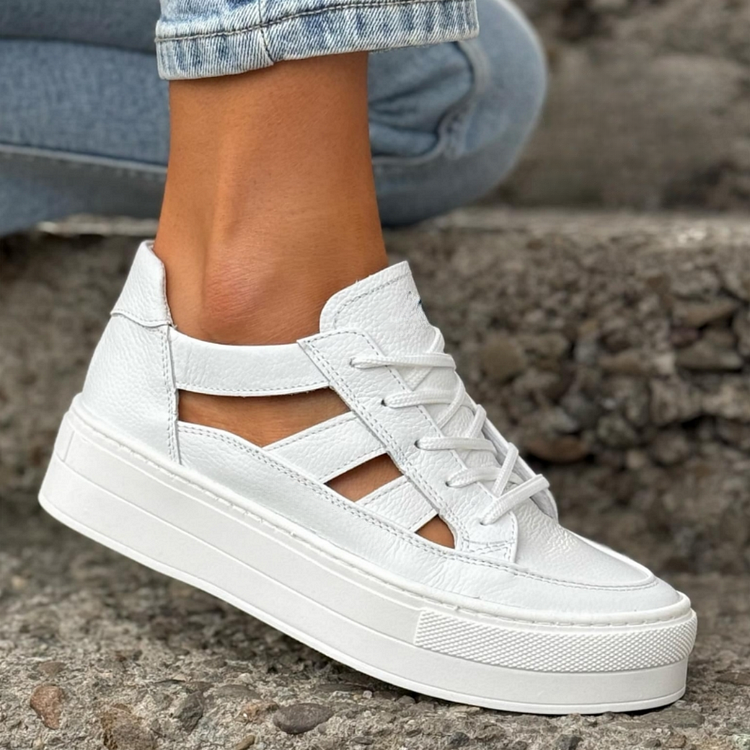 AD® Originals Women’s Platform Sneakers - Perforated, Modern Retro