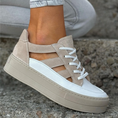 AD® Originals Women’s Platform Sneakers - Perforated, Modern Retro