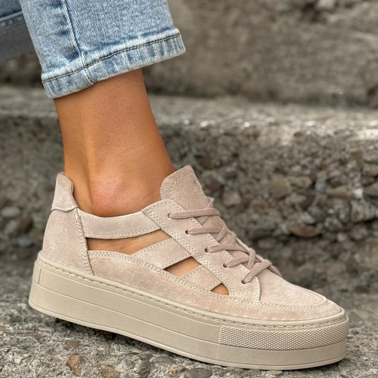 AD® Originals Women’s Platform Sneakers - Perforated, Modern Retro
